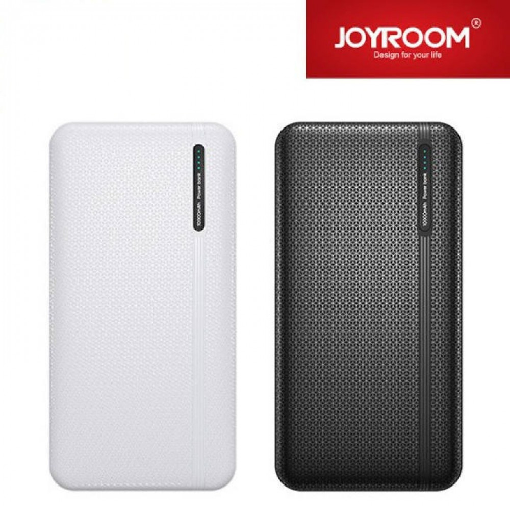 باور بانك 10000مللي امبير D-M219  مع مؤشر البطارية - أسود/ابيض