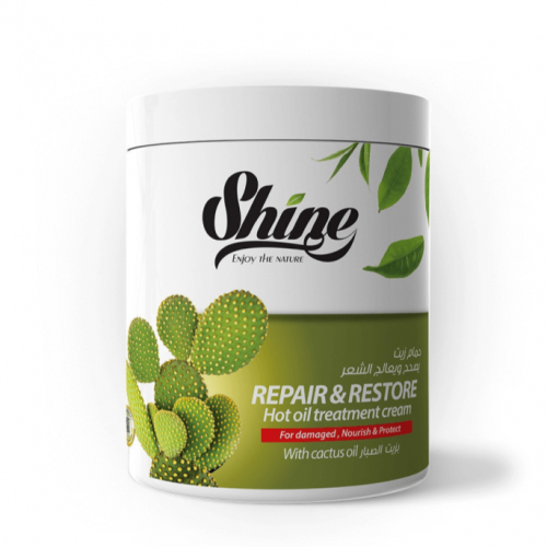 حمام زيت الكيراتين بالصبار  1000 مل شاين