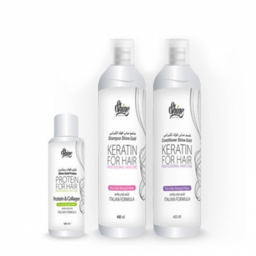 مجموعة بروتين الشعر ( بروتين + شامبو + بلسم )