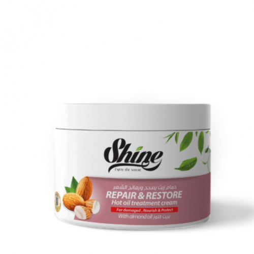 حمام زيت الكيراتين باللوز 500 مل شاين