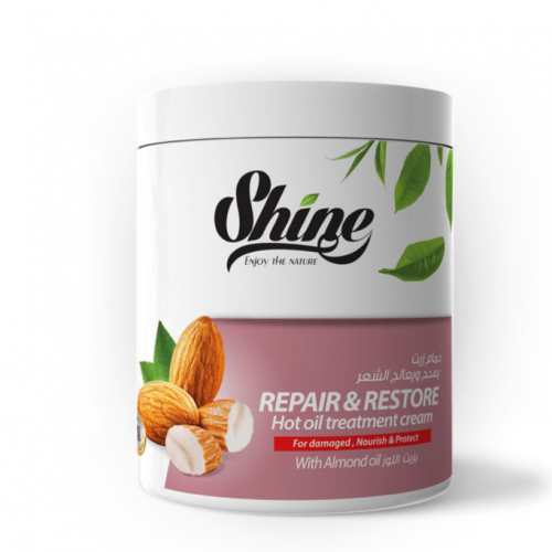 حمام زيت الكيراتين باللوز 1000 مل شاين