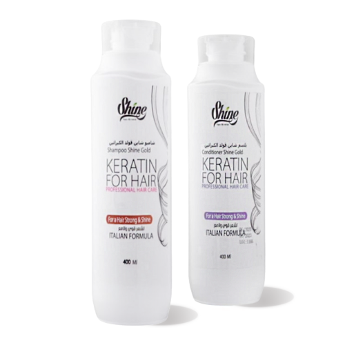 مجموعة ( شامبو وبلسم شاين قولد )