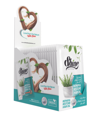 علبة مظاريف حمام زيت شاين بالأعشاب 24 مظروف